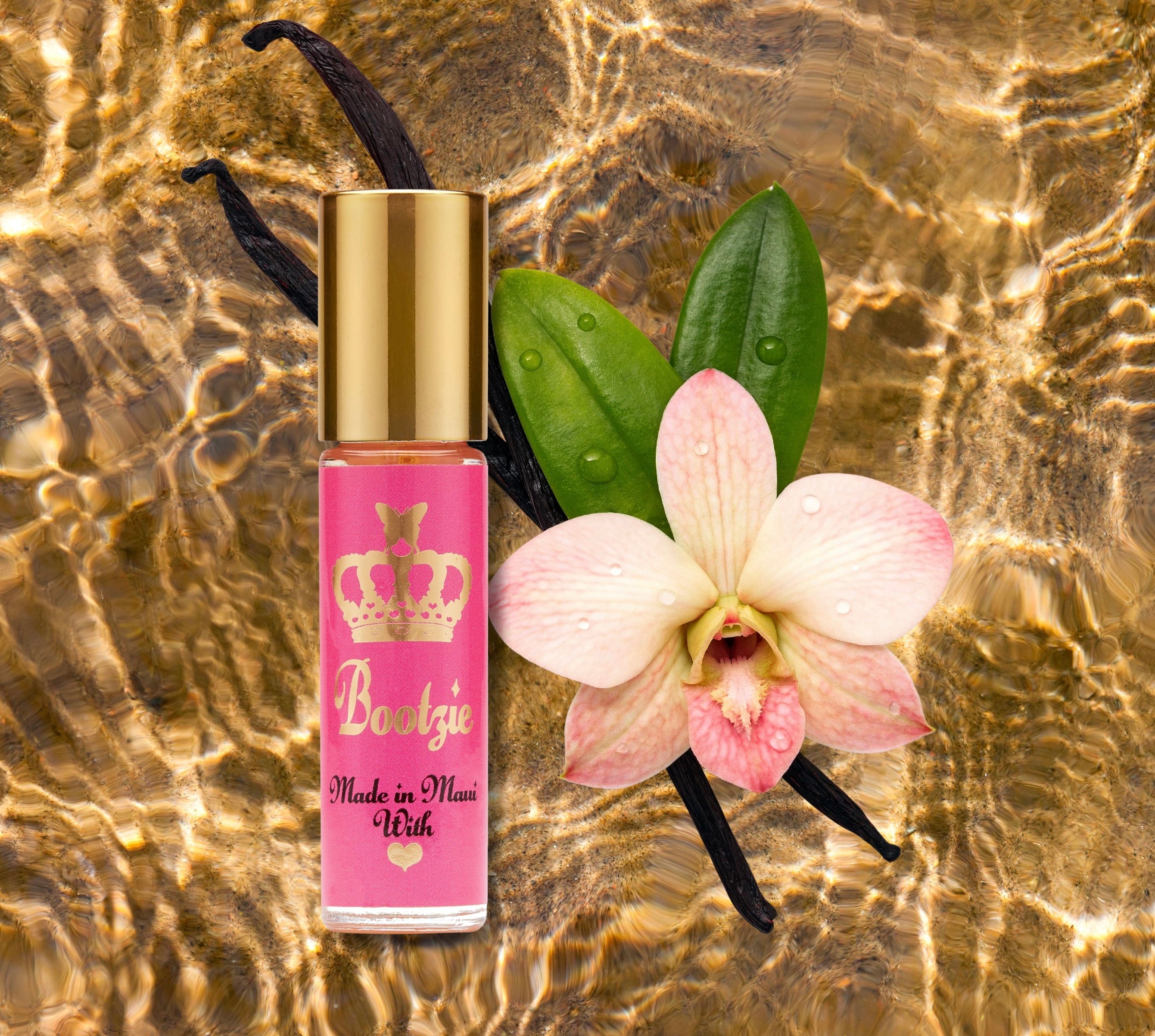 Bootzie Original Perfume Oil — 10ml Roller | Vanilla, Musk, Tonka Bean, Orange Blossom