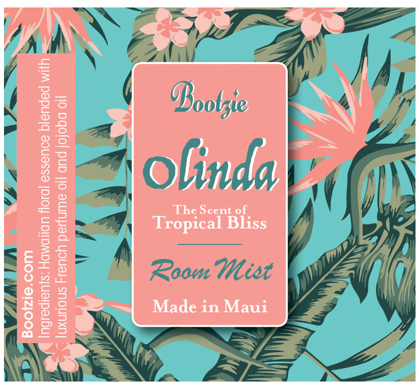 Olinda Room Mist- the ultimate Hawaiian Floral Scent, Made on Maui 4oz - Bootzie