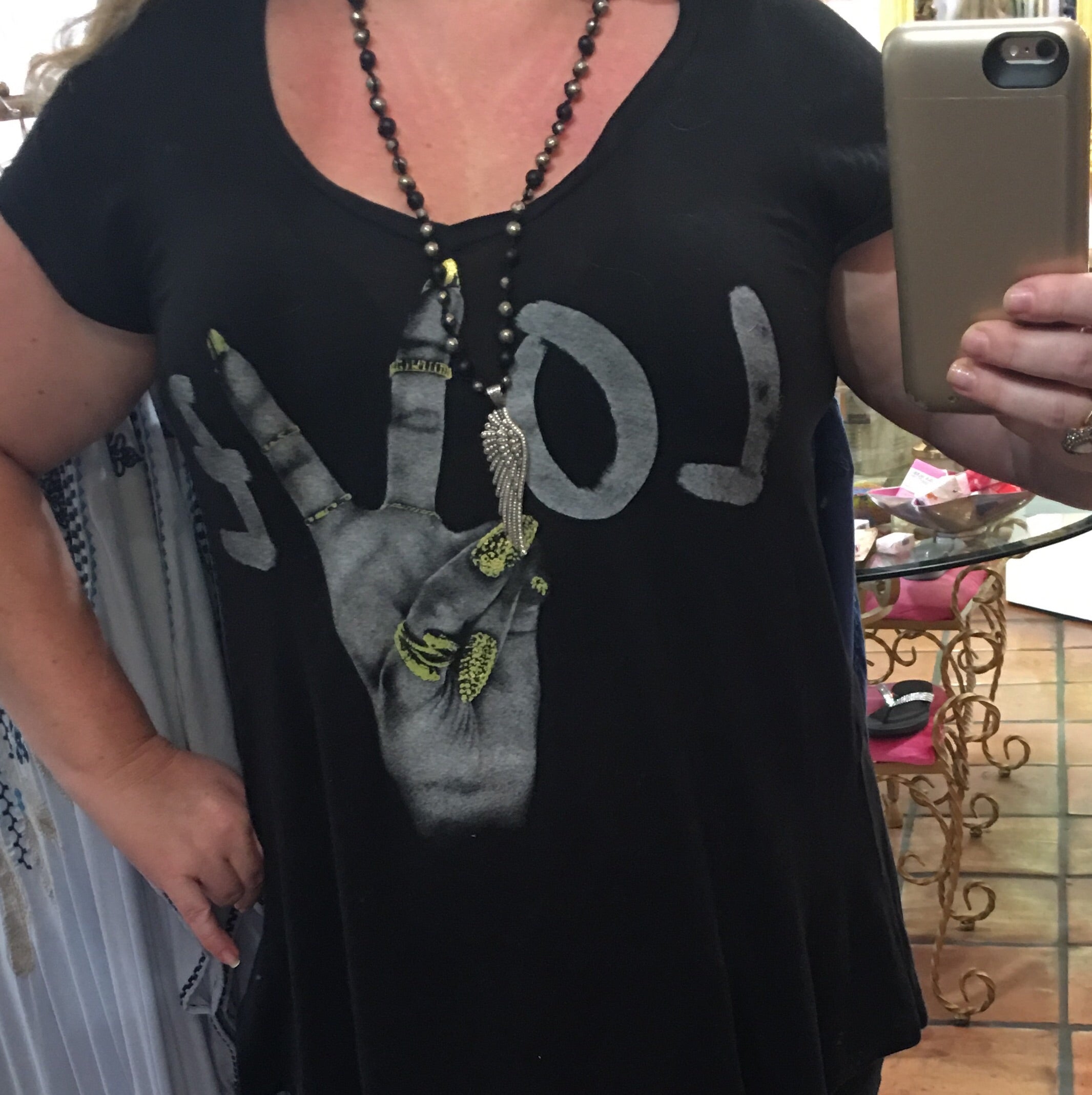 Rock & Roll Angel Wing Necklace - Bootzie