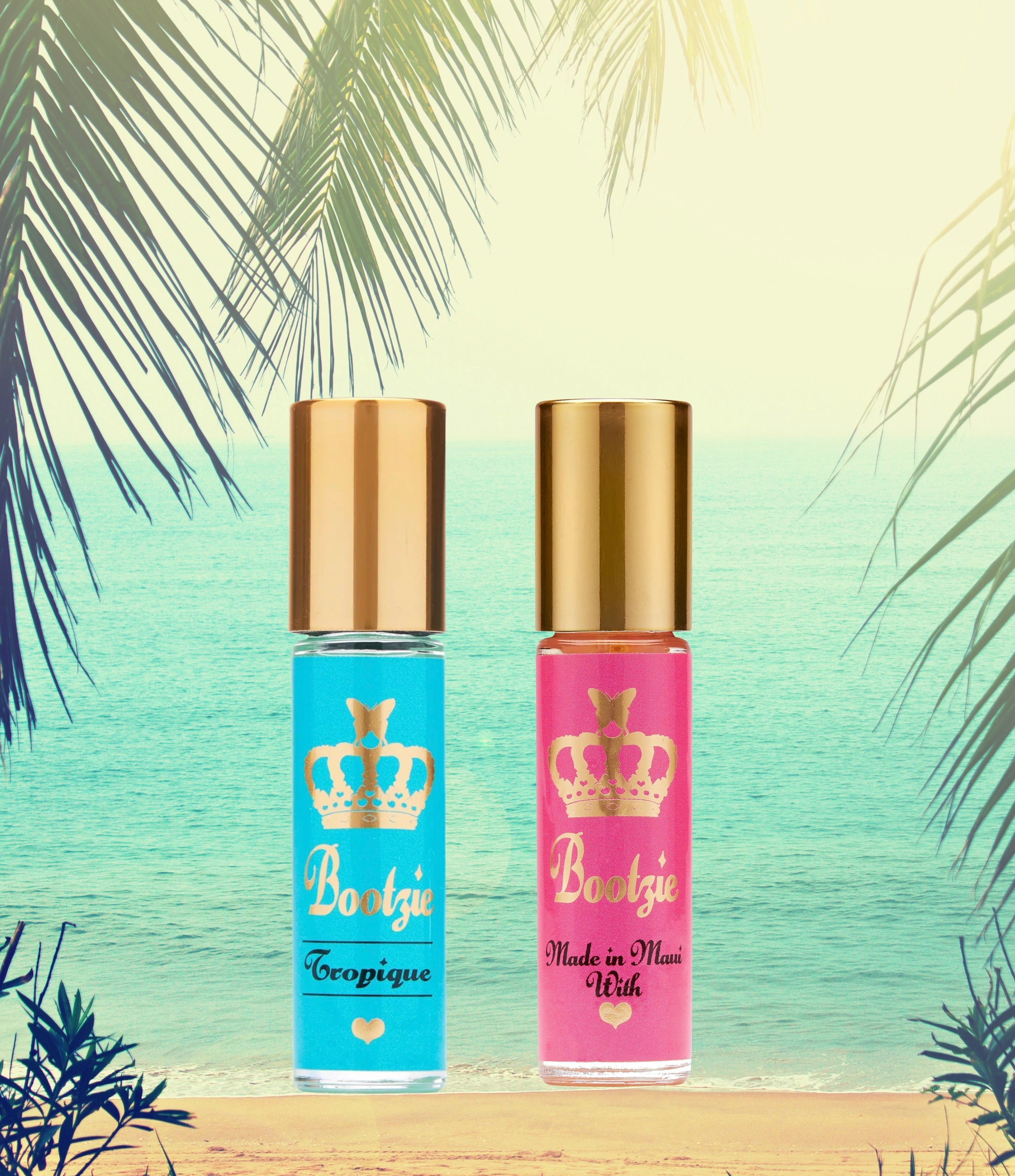 Perfume Oil Gift Set - 1 Original & 1 Tropique (or Colada)  Full Size 10ml Roller Ball Bottle