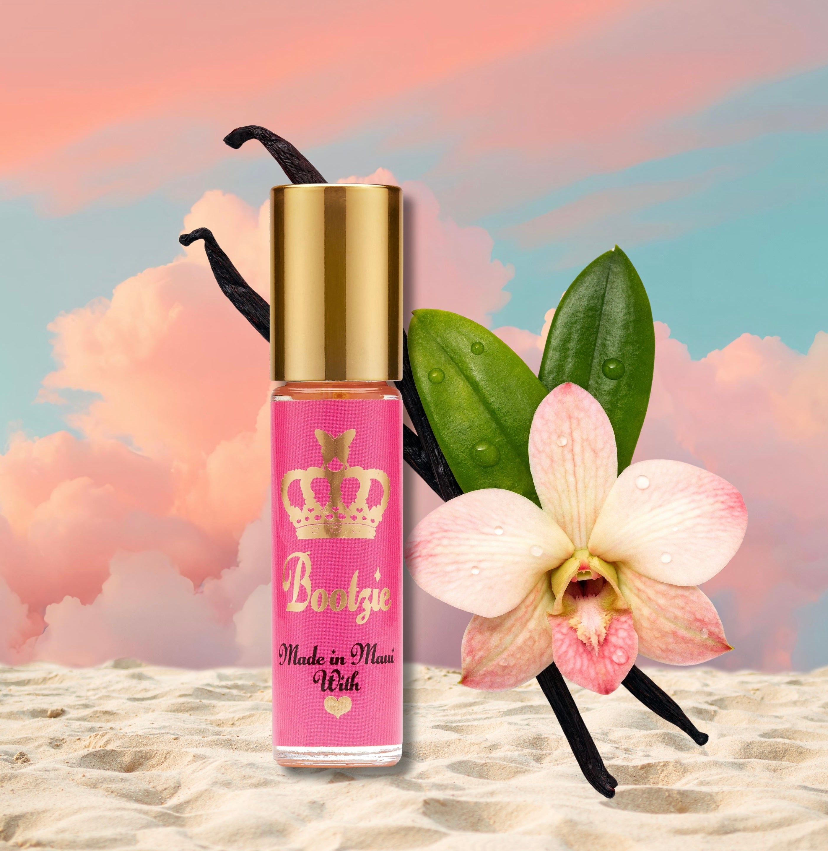 Bootzie Original Perfume Oil — 10ml Roller | Vanilla, Musk, Tonka Bean, Orange Blossom